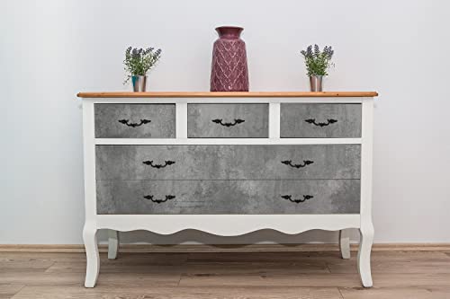 Pegatinas para muebles de hormigón que ocultan arañazos en estantes y cómodas 5