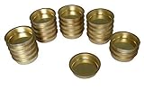 A.J. Wwe - Metallwaren GmbH Teelicht Tülle Teelichthalter vermessingt 60 mm 24 Stck