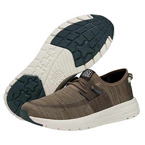 HEYDUDE Sirocco Beige Bark Men's Size 12 | Men's Loafers | Men's Slip On Shoes | Comfortable & Light-Weight3