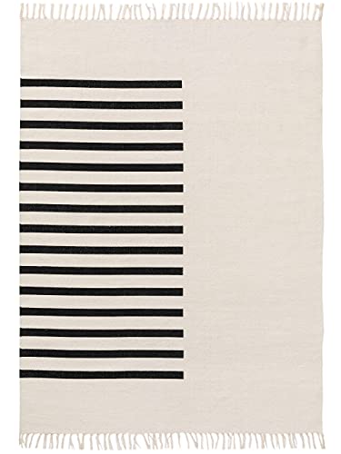 benuta Wollteppich Neo - 100% Wolle handgewebt - Rechteckig & im Style: Kindermotive, Streifen,...