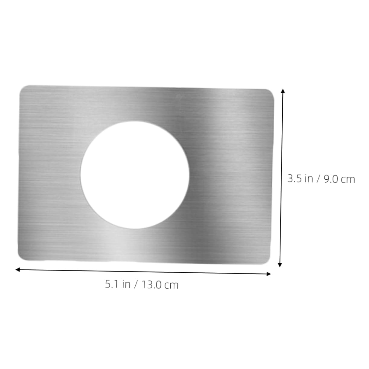 DOITOOL Placas De Cubierta De Orificio De Puerta 8 Piezas Acero Inoxidable 5.11X3.54In Placa De Refuerzo Cerradura Para Puertas De Madera Y Metal Reparación De Cerrojos Sueltos