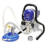 TOMAHAWK® PSP-1600 Airless Paint Sprayer 750W 3000 PSI Heavy Duty Commercial Painting Machine for Painting Walls, Home/Building Exteriors & Large Scale Projects