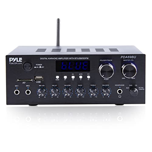 Pyle PDA69BU Bluetooth Home Audio Amplifier Receiver Stereo 300W Dual Channel Sound Audio System W/Mp3 thumb #7