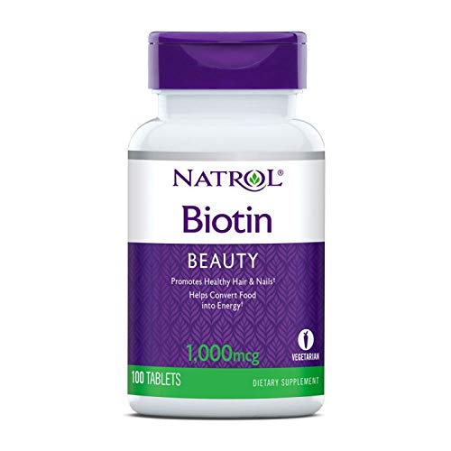 Biotina Vitamina 1000 mcg (100 Tablets) - Natrol
