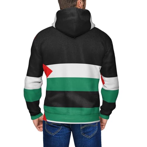 Sweat à capuche Palestine imprimé EdWal veste décontractée homme