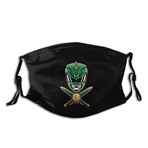 Mighty Morp-hin Power- Ra-ngers 2 Layer Face Cloth Mask with Filter Pocket, Reusable Cotton Washable Fabric Breathable Face Covering for Kids and Adults_Mighty Morp-hin Power- Ra-ngers
