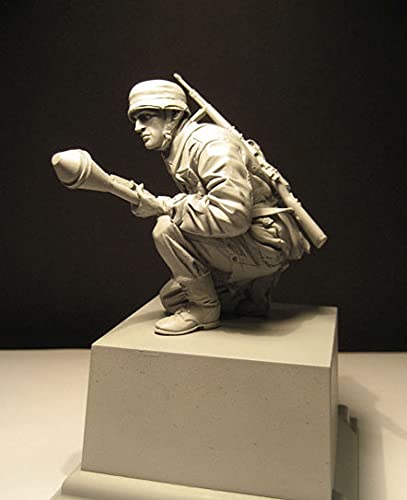 1/16 Fallschirmjager Panzerfaust Normandy 1944 Resin Figure soldatini GK WWII Materiale Militare Non patinato Nessun Colore