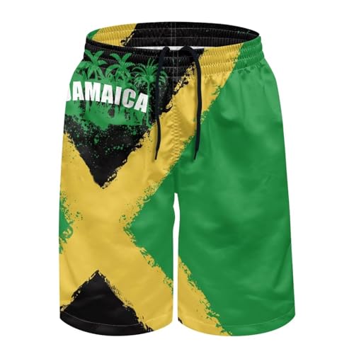 Jamaica Flag Matching Swimsuits for Couples Bikini Sets for Women Men's Swim Trunks Beach Bathing Suit