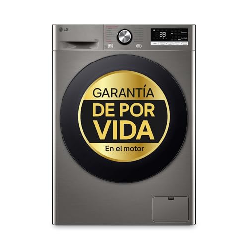 LG F4WR7010AGS - Lavadora Inteligente, 10kg, AI Direct Drive, 1400rpm, Carga Frontal, TurboWash 360º, Casificación A, Serie 700, Inox Grafito