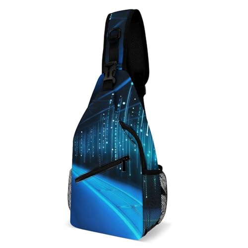 Mochila tipo bolso Blue Line Sling para senderismo y uso casual