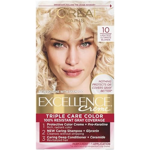 L’Oreal Excellence Creme Haircolor Lightest Ultimate Blonde 10 miniatura 1