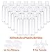 Travel Bottles, Shynek 30Pcs 2 oz Empty Lotion Bottles Bulk Clear Plastic Small Liquid Containers with Labels and Funnels for Travel Liquids Lotion Shampoo