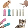 6 Pcs Dog Toothbrush Cats Toothbrush Dog Finger Toothbrush, Cats Toothbrush Kit for Pets, Finger Toothbrush for Dog and Cat Teeth Cleaning