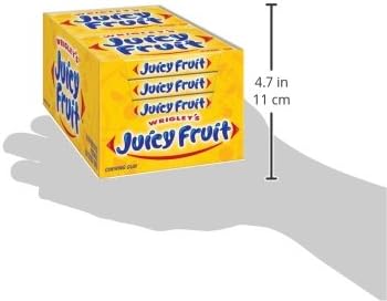 Wrigley's Juicy Fruit Gum Original Chewing Gum, 15 Piece Pack - 20 Packs