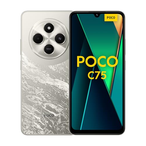 スマートフォン本体 Poco c75 6-128GB Poco C75 6GB 128GB Green Android Smartphone, 2.0GHz, 6.88