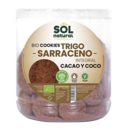 SOLNATURAL Bote Galleta SARRRACENO Coco-Cacao Bio 1300 g