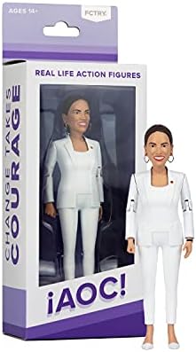 Alexandria Ocasio-Cortez Real Life Political Action Figure - US Female Representative AOC Collectible Figurine Perfect for Collectors, Gift Ideas & Souvenirs