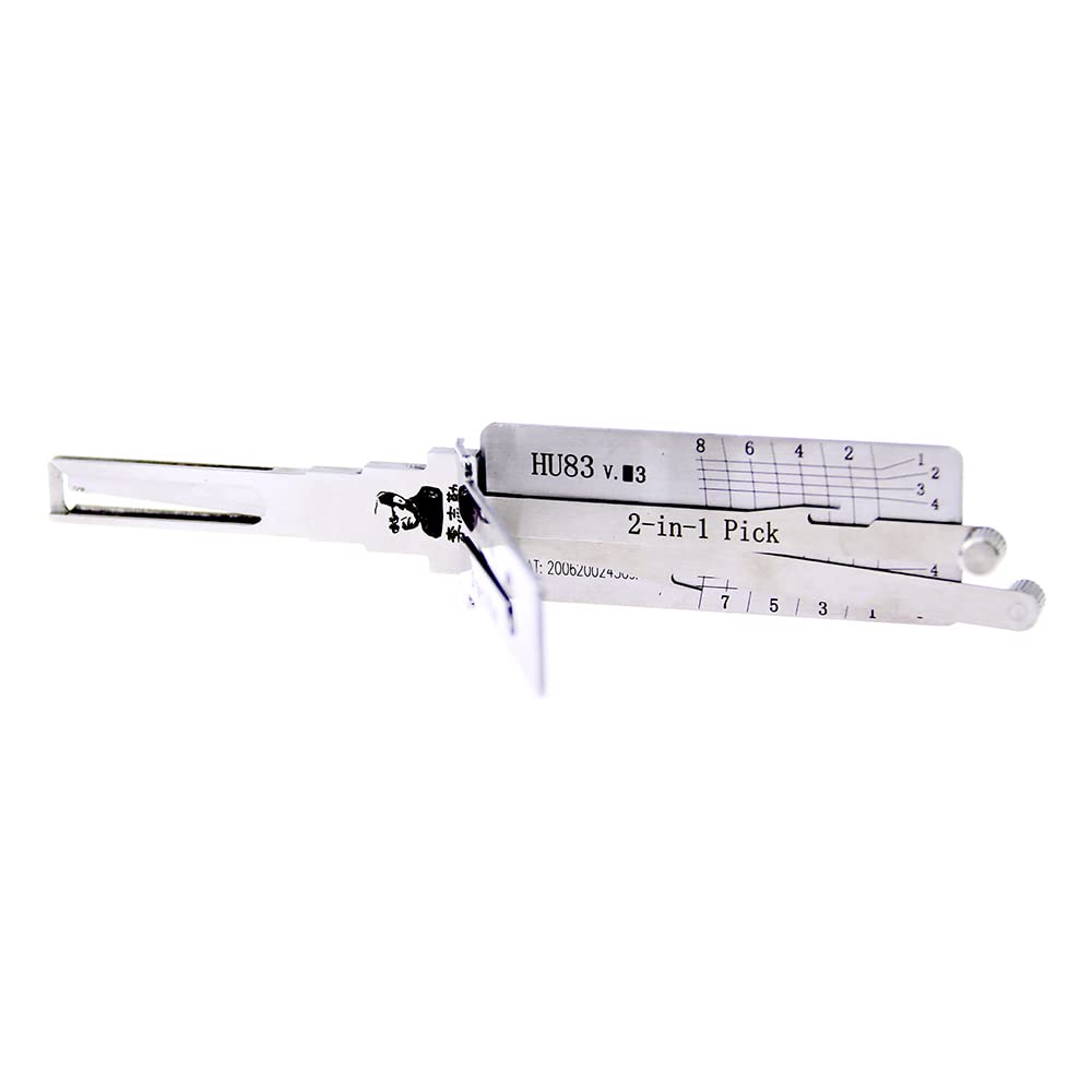 HU83 v.3 2-in-1 HU83 blocco e decodificatore strumento,Pick Lock kit per auto, blocco accensione automatica e serratura porta serratura strumento aperto