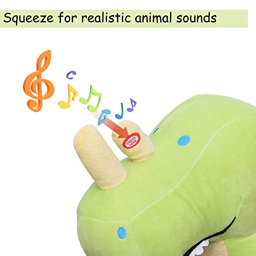 dinosaur plush ride on