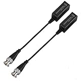 INSTALLAZIONE FACILE - Ricetrasmettitore video balun integrato protezione da sovratensioni e transitori. Super rifiuto delle interferenze. Dimensioni compatte e facile installazione.