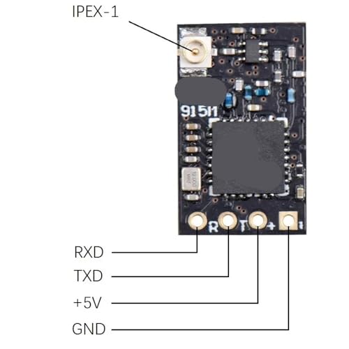 Receptor de largo alcance 915M open source para dron FPV freestyle 3