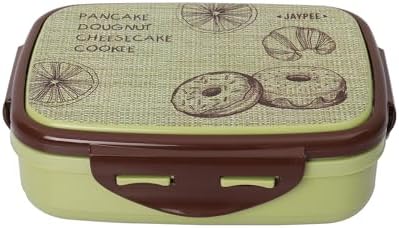 JAYPEE Ecosteel Jr. Kid's Insulated Inner Stainless Steel Lunch Box Leakproof, Airtight Lunch Box, Lunch Box for School Boy & Girls,550ml, Green