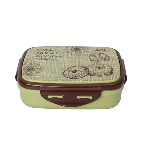 JAYPEE Ecosteel Jr. Kid's Insulated Inner Stainless Steel Lunch Box Leakproof, Airtight Lunch Box, Lunch Box for School Boy & Girls,550ml, Green