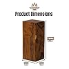 IECAP LLC Hardwood Ironwood Blanks, Exotic Wood – Woodchucks Wood – Hardwood Lumber – Natural Wood for DIY Crafts – Ironwood Lumber Turning Blanks – Size 5 x 2 x 2 inches – Pack of 1 #1