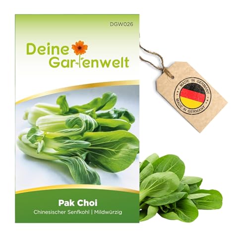 Pak Choi Chinesischer Senfkohl Samen - Brassica rapa - Kohlsamen - Gemüsesamen - Saatgut für 60 Pflanzen Pak Choi Chinesischer Senfkohl Samen - Brassica rapa - Kohlsamen - Gemüsesamen - Saatgut für 60 Pflanzen