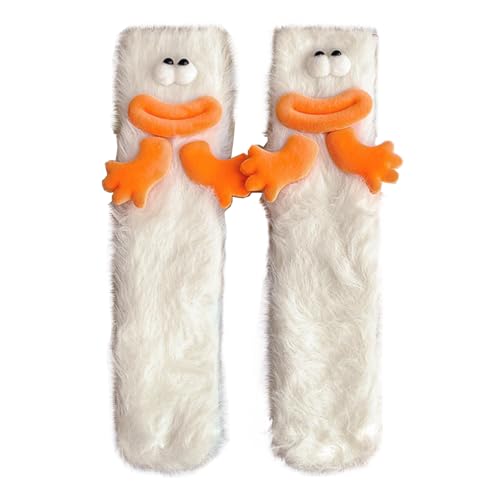 Image of TFTSR Crazy Funny Fuzzy Silly Socks for Kids Women,Girls Fluffy Slipper Novelty Fun Socks,Boy Men Cute Cozy Soft Animal Socks