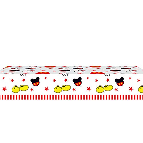 Ai Party Mickey Party Supplies,16 Pcs Paper Plates (8Pcs 9 Inch And 8Pcs 7Inch)-20 Napkin And Table Cloth thumb #3