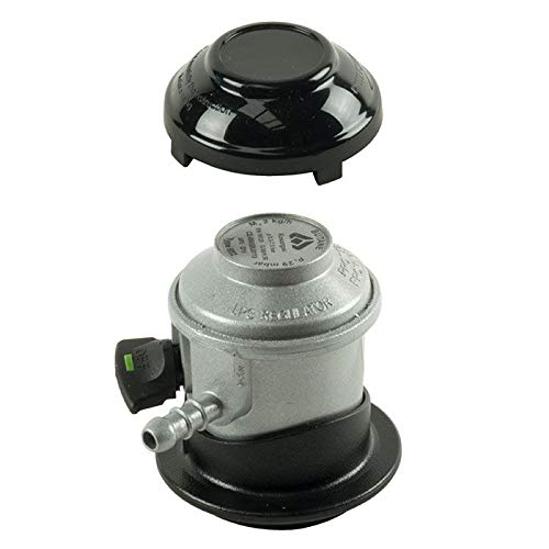 Kosan Jumbo - Regulador de gas butano GLP, negro