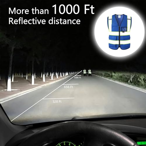 Image of Safety Vest for Men Women Reflective Construction Vest