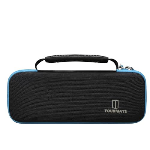 Tourmate Hard Case applicable Philips Flosser,Travel Case for Sonicare Flosser HX3826/HX3827/21, Cordless Power Flosser 3000 Storage Box (Only Box) (Black + Blue)