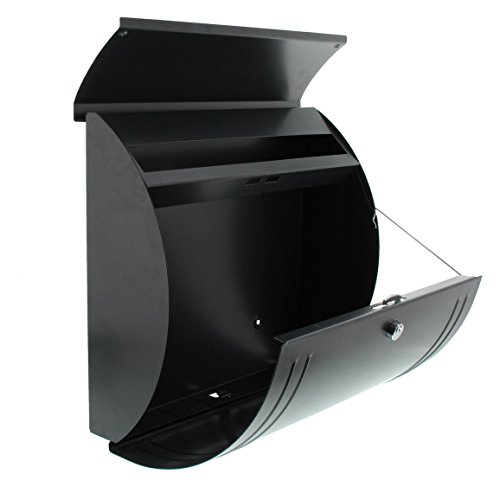 Burg-Wächter Modena 857 ANT, brievenbus met openingsstop, A4-gleuf, EU-norm EN 13724, verzinkt staal, antraciet - Afbeelding 6