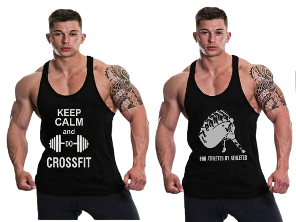 Image of MASCARI Men's Regular Sleeveless Polyester Vest | Anti-Microbial | Anti Odor, Breath tech Super Soft & Comfort Fit Gym Vest for Workout MASCARI P