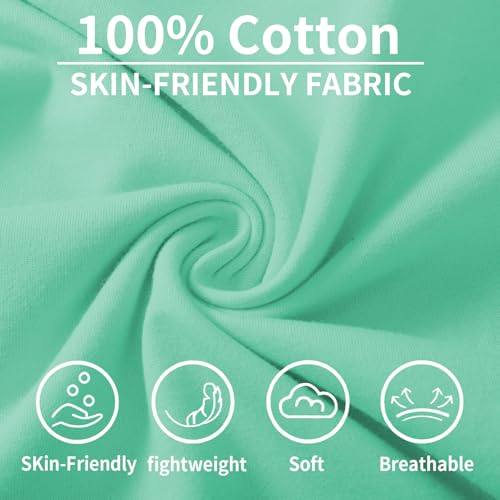 Girls/Toddlers Long Sleeve Shirts Kids Crewneck Soft Cotton Fall Tops Girls' Basic Long Sleeve Tee(2-14Years)2