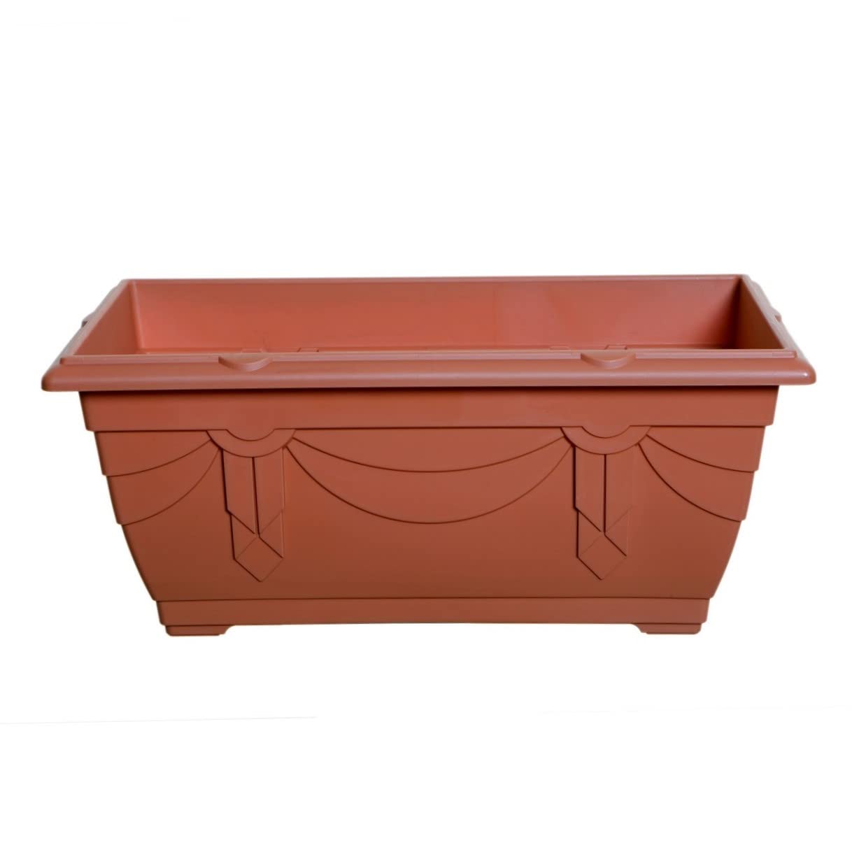 Whitefurze G02026 40cm Venetian Window Box - Terracotta