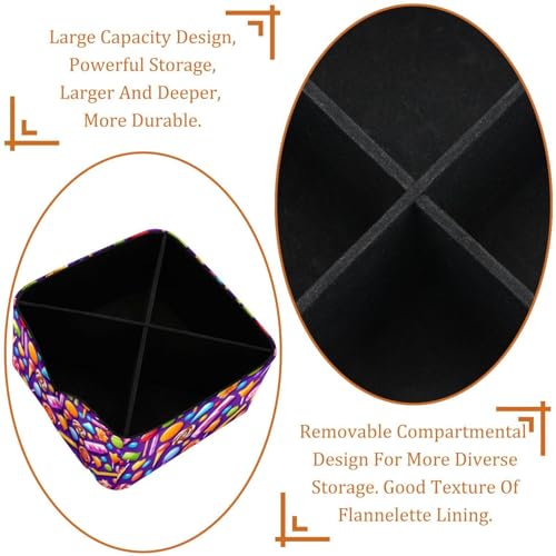 Boîte de rangement rectangulaire pour stopper le désordre des cosmétiques