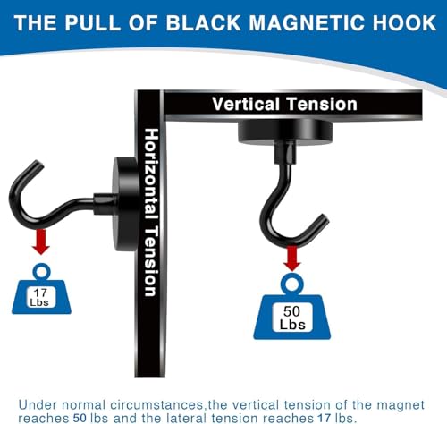 Image of LOVIMAG Magnetic Hooks for Cruise Essentials 2026 Cabins Door 45 Pack-50LBS