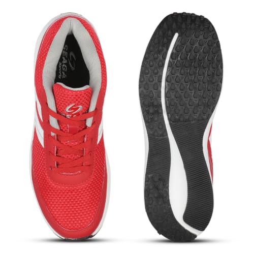 Image of SEAGA Sports Men Running Sports Shoes | Super Soft Breathable Casual Sneakers for Men | Anti-Skid Sole | Cushioned Insole | Lightweight Shoes Pack of 1