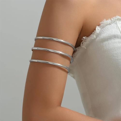 Image of Long tiantian Gold Arm Cuff Upper Arm Armband Greek Goddess Costume Jewelry