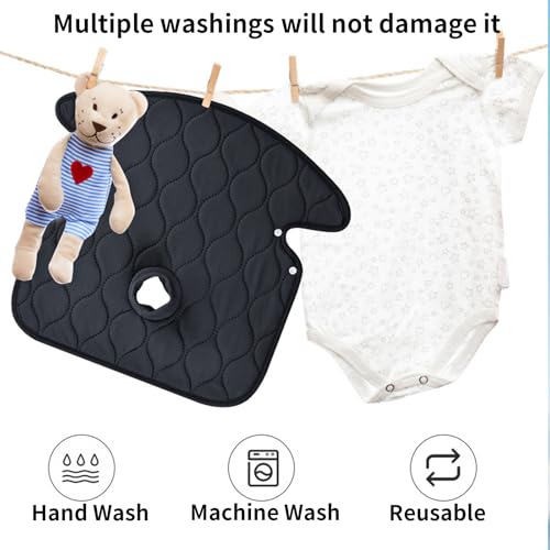 SciFiVisi Comfort 360° Coussin de protection universel pour siège enfant pour l'entraînement au pot (noir + gris) – vue 6