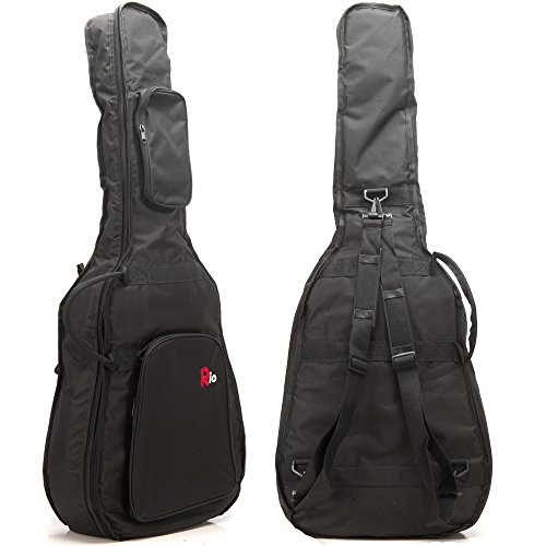 Housse rembourrée pour guitare classique 3/4, modèle Rio, 10 mm d’épaisseur - Les Beatles, Paul McCartney, John Lennon, RIngo Starr, George Harrison Housse rembourrée pour guitare classique 3/4, modèle Rio, 10 mm d’épaisseur