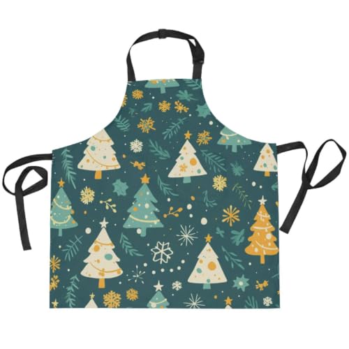 Tablier peinture cuisine Noël pour la cuisson festive en famille