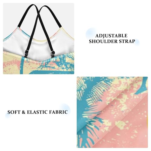 ZZKKO Beach Volleyball Abstract Girls Swimsuit One Piece Bathing Suit for Baby Girls' Swimwear 3-10T3