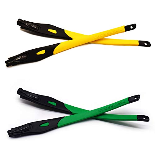 Branches de rechange pour Oakley Crosslink jaune vert renforcé