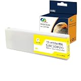 CAIDI SJIC30P Cartuccia d'inchiostro di ricambio per Epson SJIC30P compatibile con Epson ColorWorks TM-C7500G TM-C7500GE Cartuccia d'inchiostro (1 giallo)