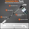 Sondiko Propane Torch Weed Burner, Ideal Weed Torch, Gas Welding Equipment, Heavy Duty Blow Torch with Turbo Trigger for Garden Stumps Wood Snow and Roofing