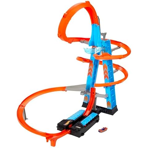Hot Wheels Sky Crash Tower Track Set Cover